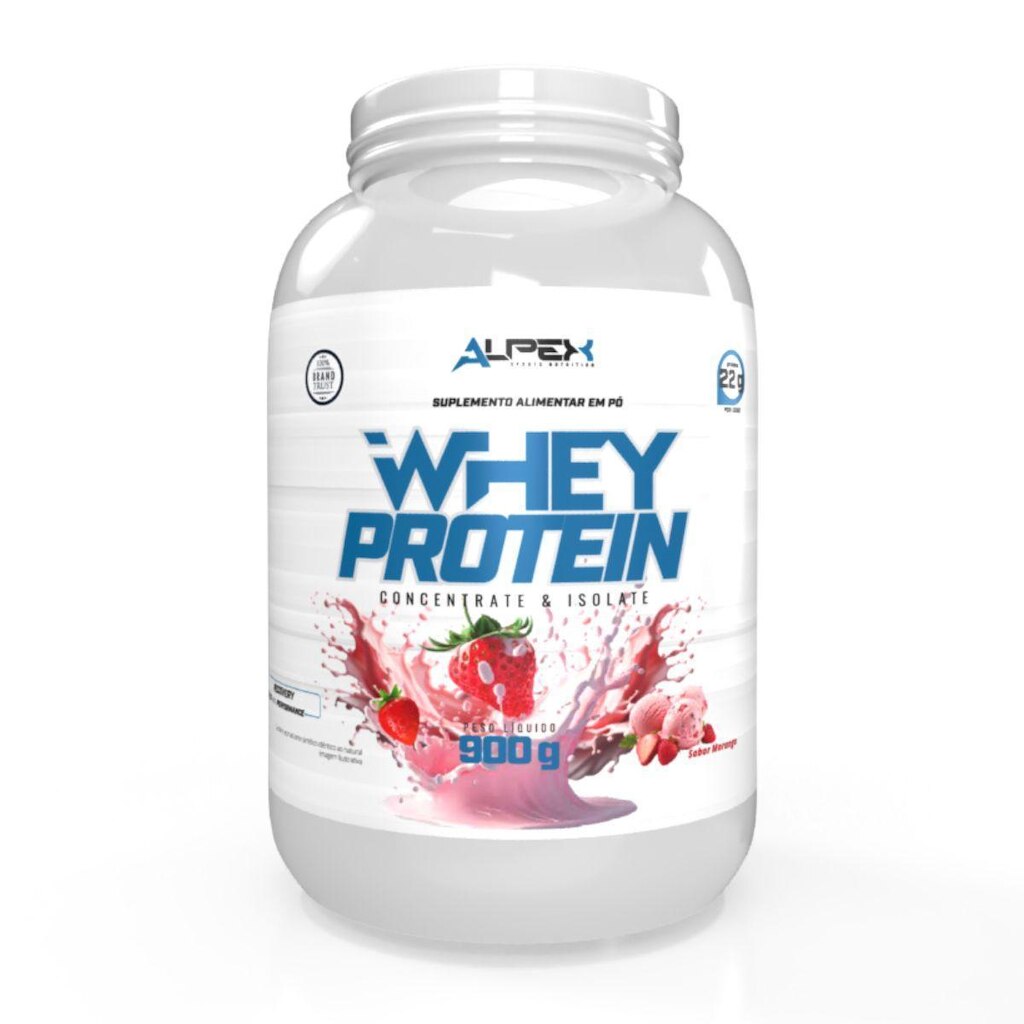 Whey Protein Concentrado e Isolado 900g - Alpex Nutrition