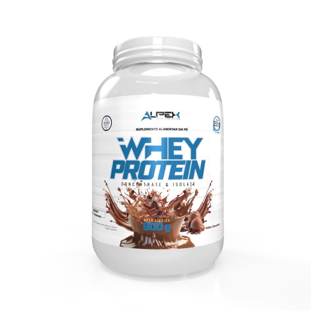 Whey Protein Concentrado e Isolado 900g - Alpex Nutrition