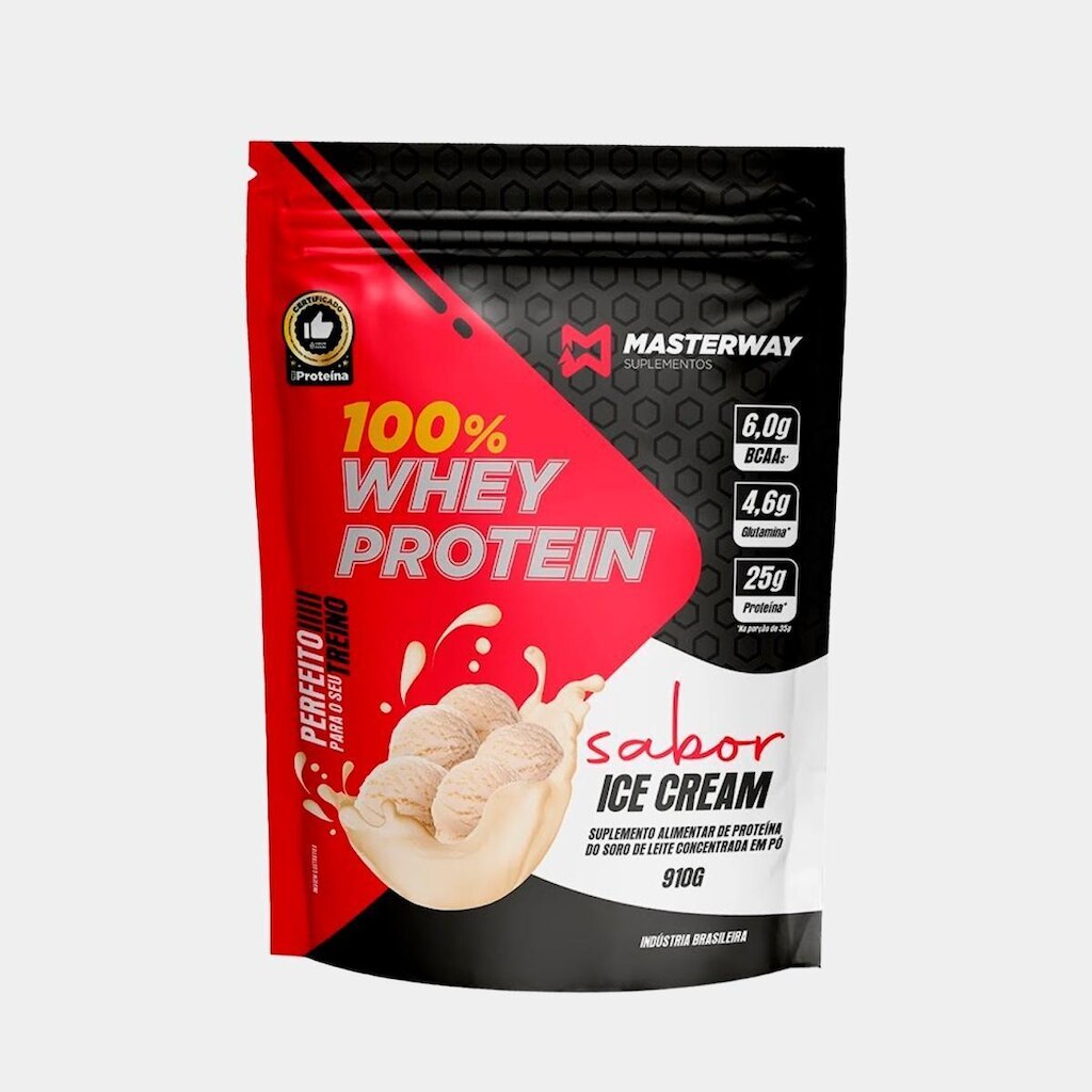 Whey Protein Concentrado Masterway Suplementos 910g