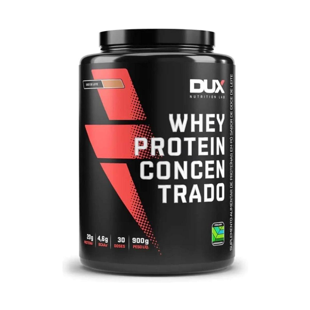 Whey Protein Concentrado - Pote 900g Dux Nutrition
