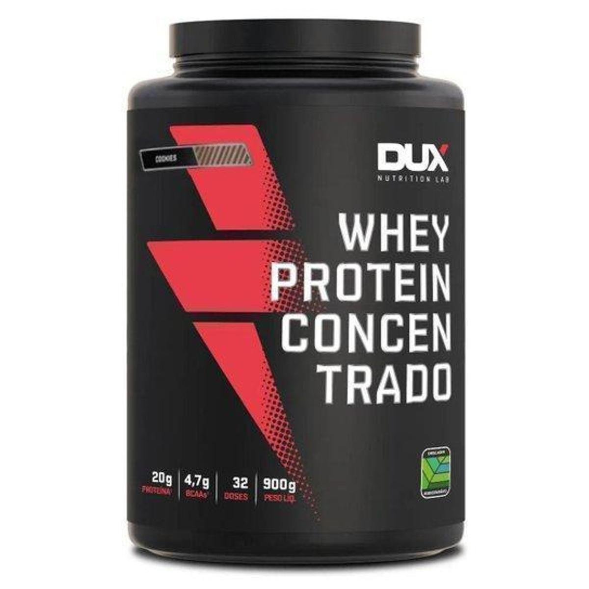 Whey Protein Concentrado - Pote 900g Dux Nutrition