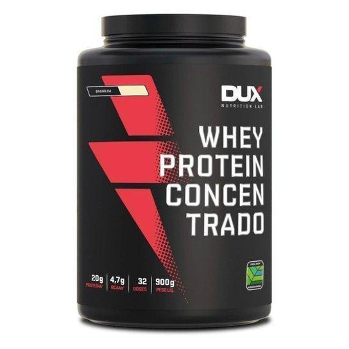 Whey Protein Concentrado - Pote 900g Dux Nutrition