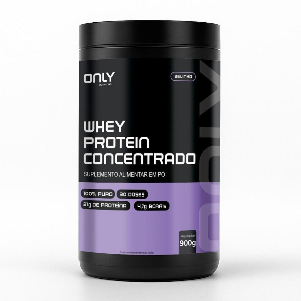 Whey Protein Concentrado Pote 900g  - Only Nutrition