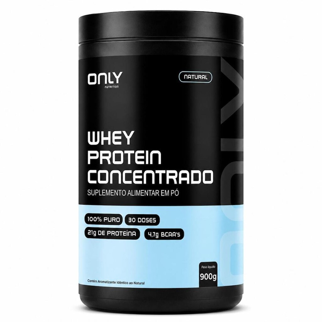 Whey Protein Concentrado Pote 900g  - Only Nutrition