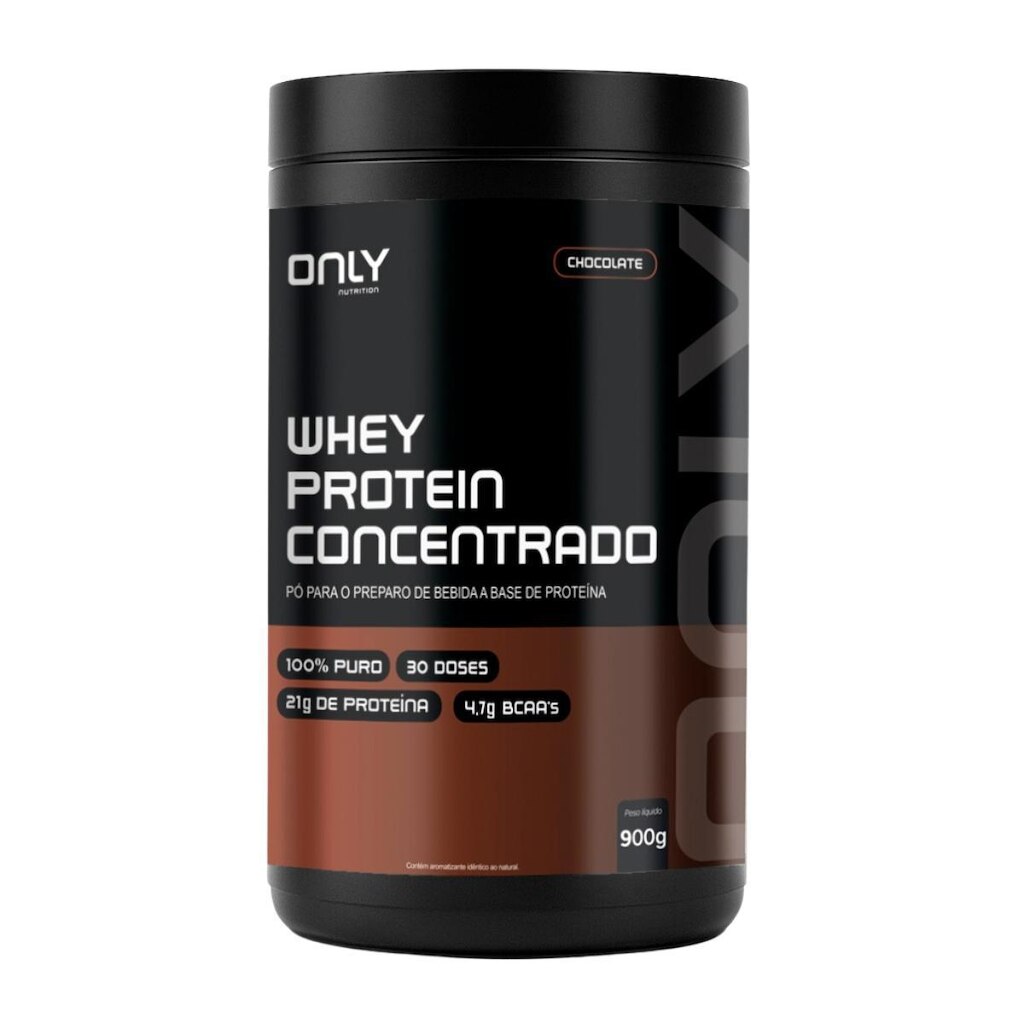 Whey Protein Concentrado Pote 900g  - Only Nutrition