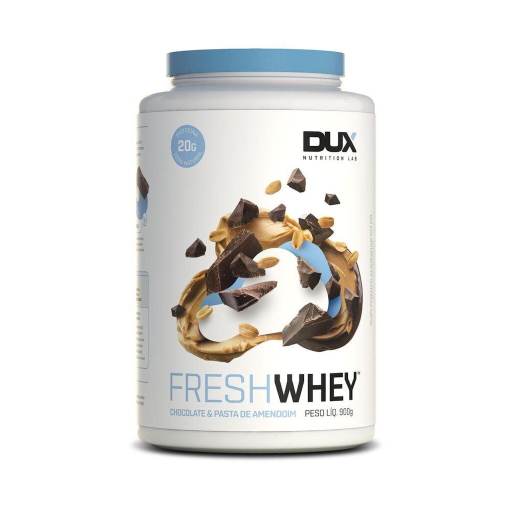 Whey Protein FreshWhey Chocolate e Pasta de Amendoim Dux Nutrition 900g