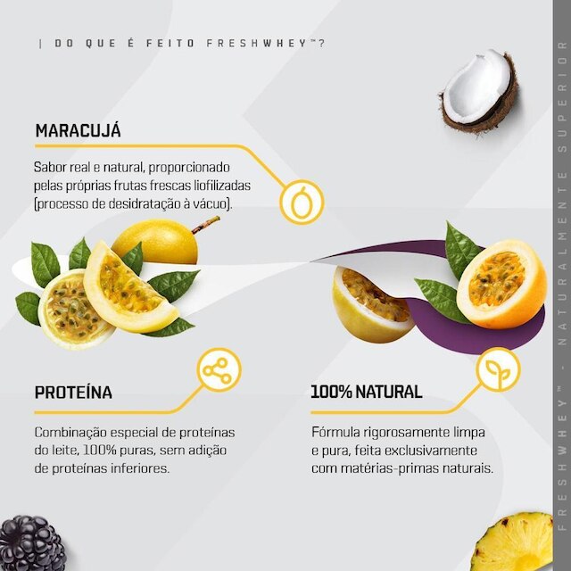 Whey Protein FreshWHey Maracujá Dux Nutrition 450g