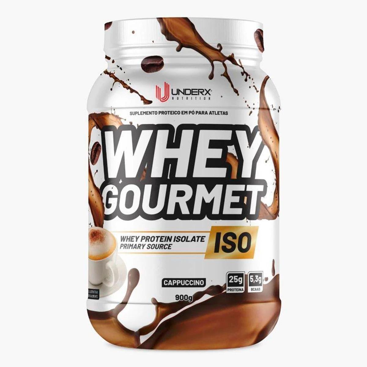 Whey Protein Gourmet Isolado 907g Cappuccino Menor preço em Whey Protein Gourmet Isolado 907g Cappuccino