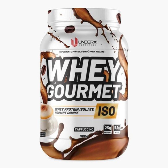 Whey Protein Gourmet Isolado 907g Cappuccino - Marrom-Claro Menor preço em Whey Protein Gourmet Isolado 907g Cappuccino - Marrom-Claro