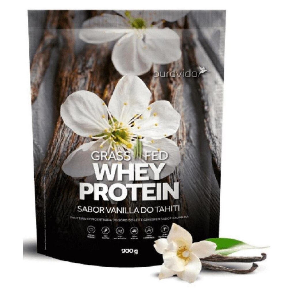 Whey Protein Grass Fed 900g - Pura Vida