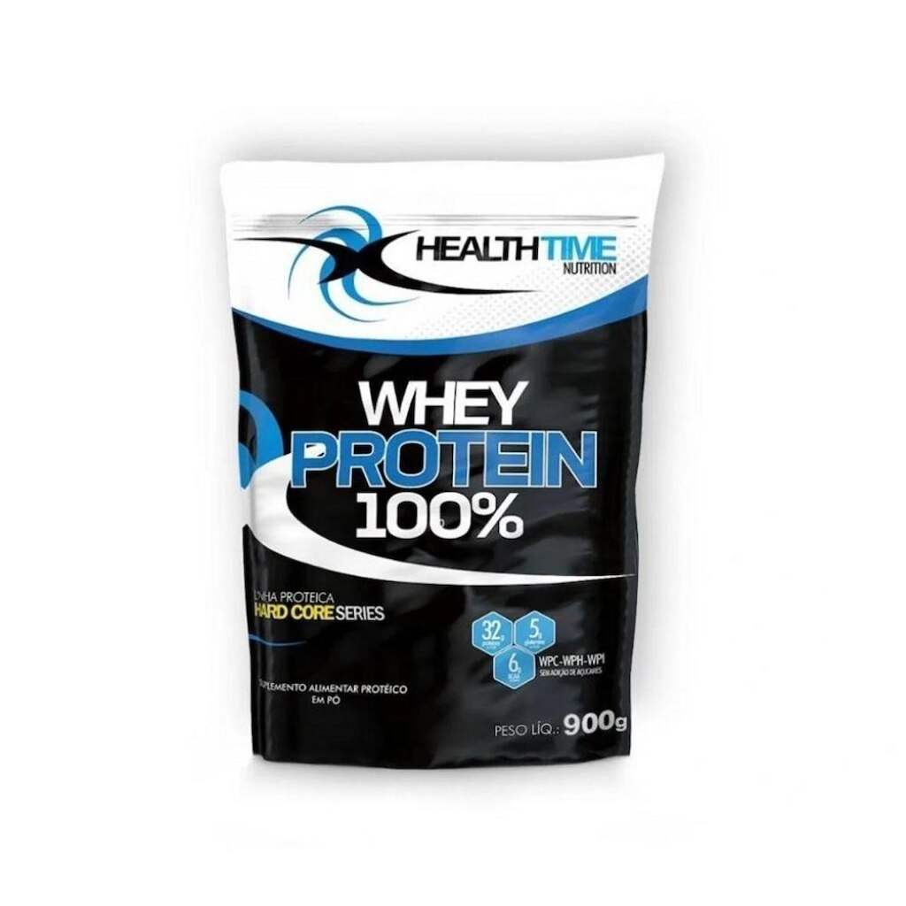 Whey Protein Health Time Nutrition 100% Refil 900g