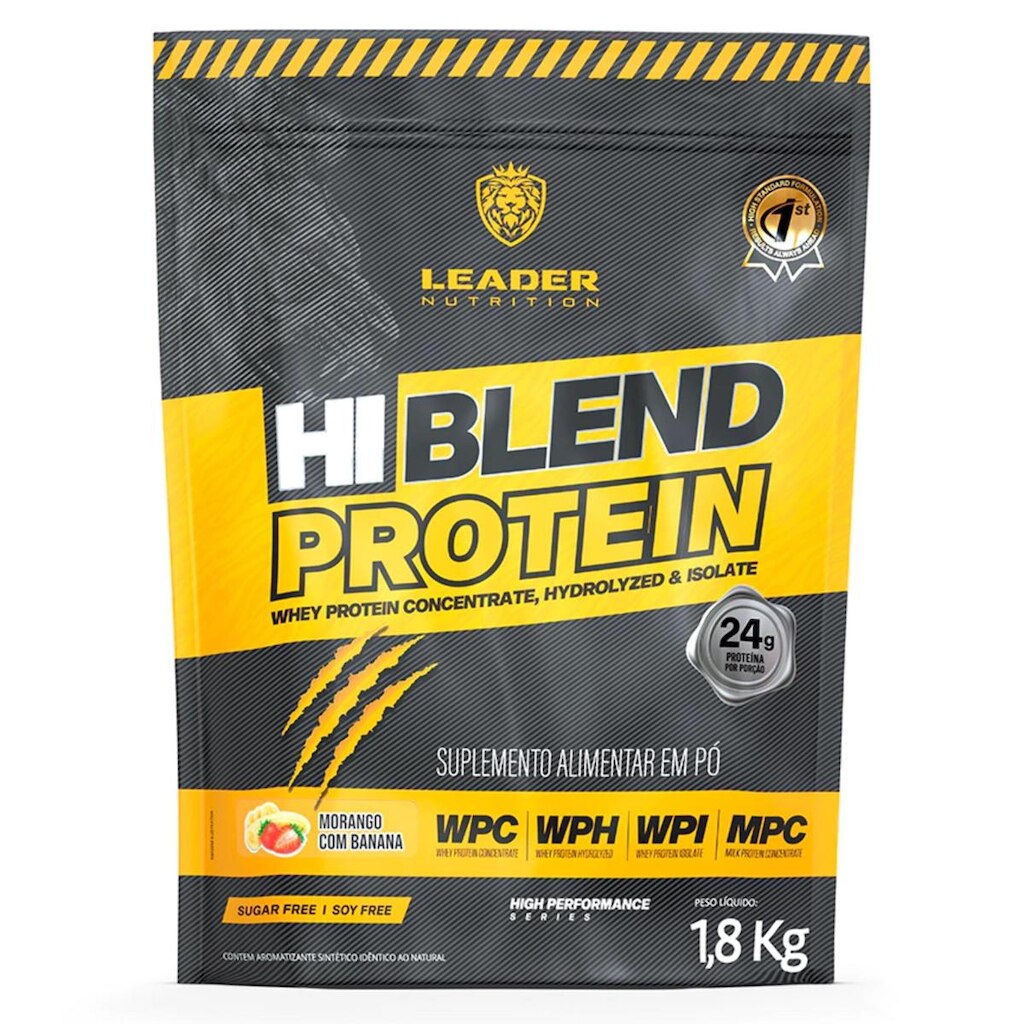 Whey Protein Hi Blend Protein 1,8kg Leader Nutrition WPC WPH WPI