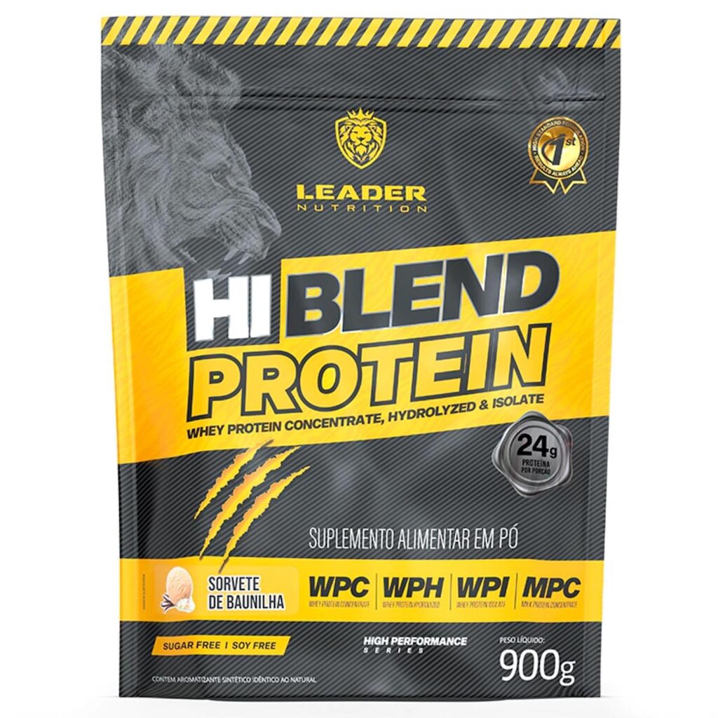 Whey Protein Hi Blend Protein 900g Leader Nutrition WPC WPH WPI