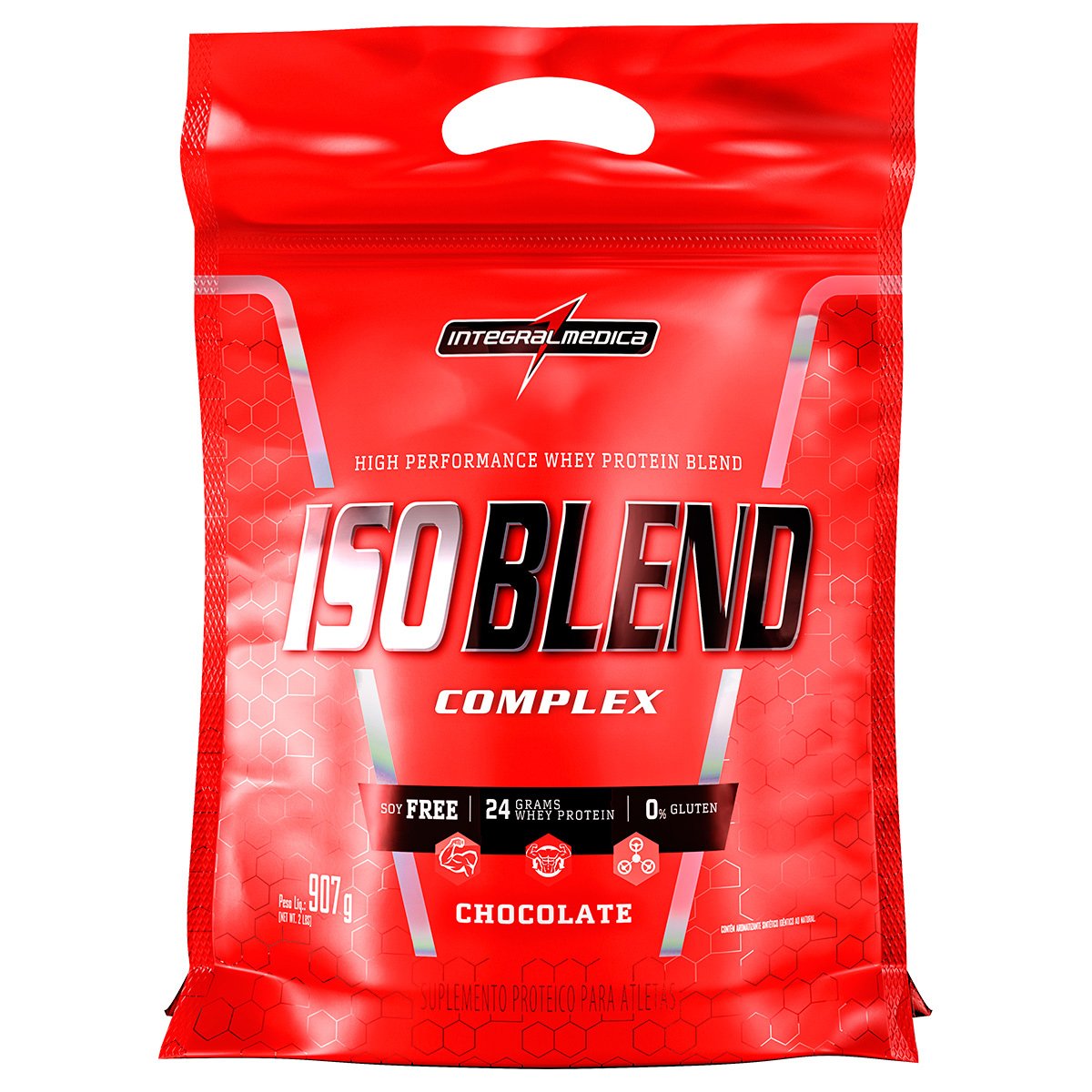 Whey Protein Iso Blend 907g IntegralMédica Chocolate Compre Agora