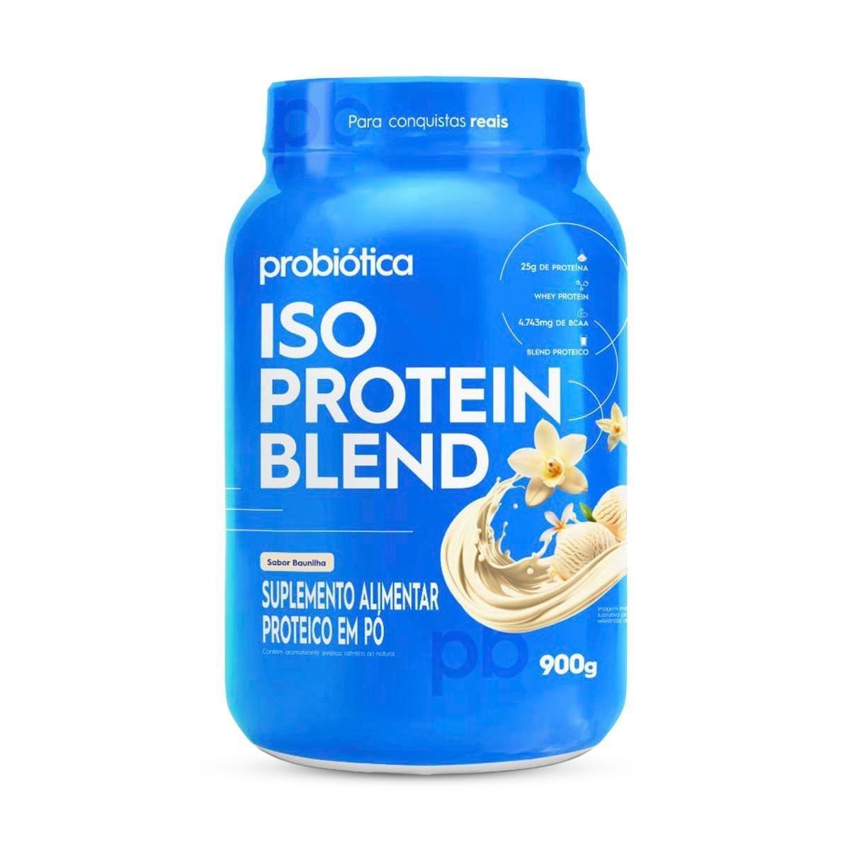 Whey Protein Iso Protein Blend Pote 900g - Probiótica Menor preço em Whey Protein Iso Protein Blend Pote 900g - Probiótica
