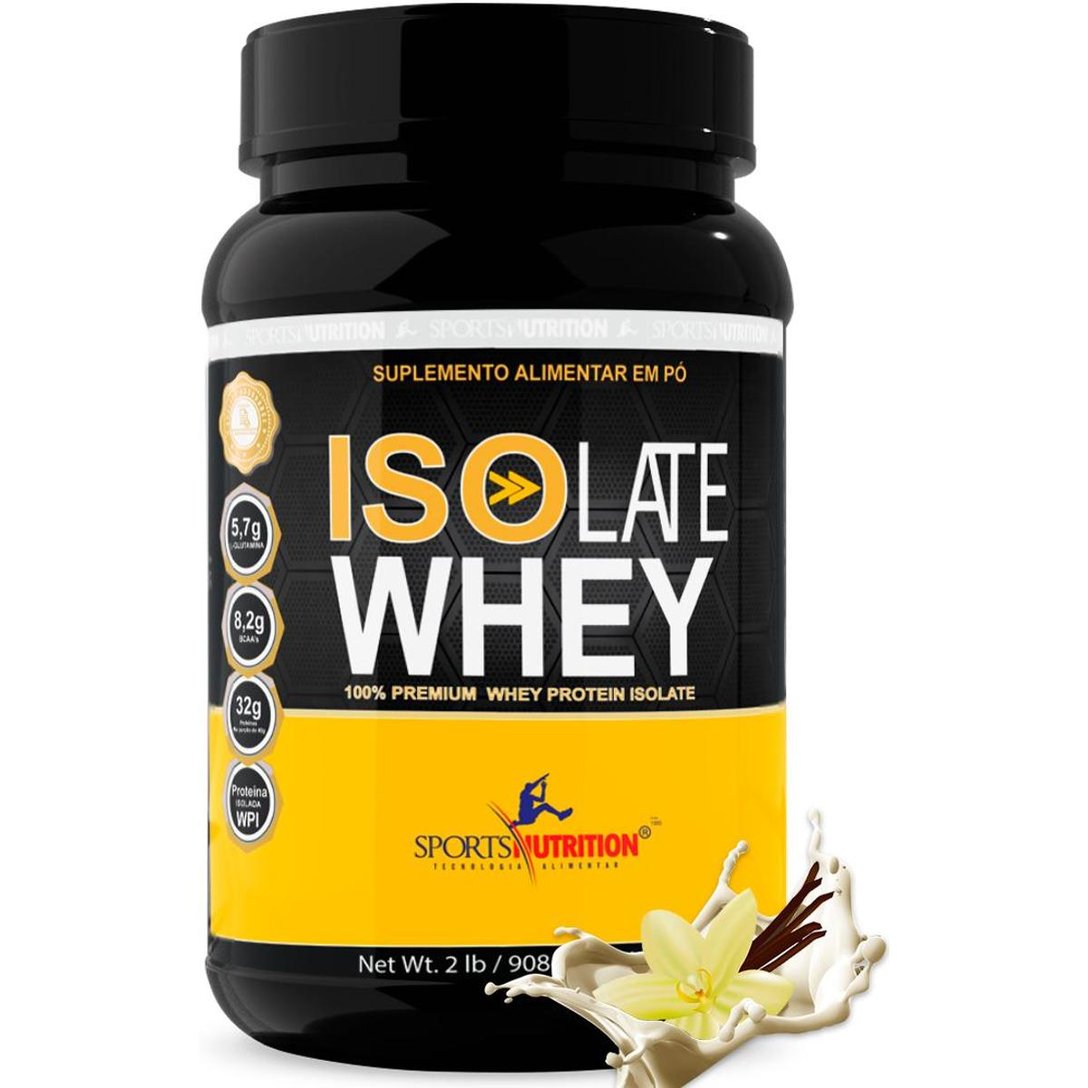 Whey Protein Isolada 32g de Proteína por dose Sabor Baunilha