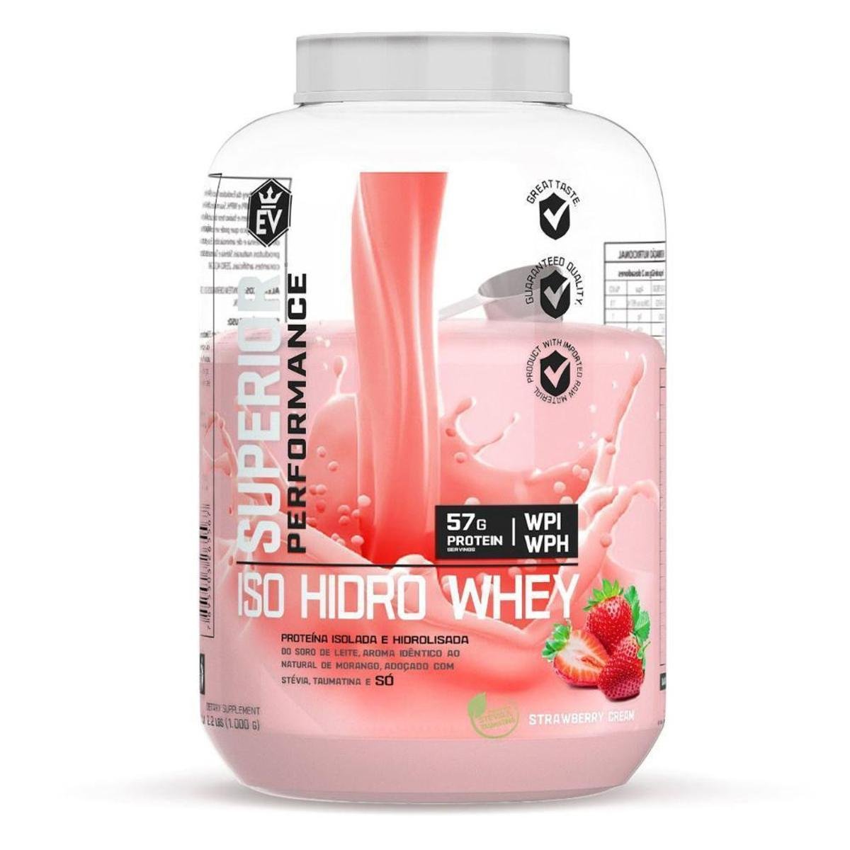 Whey Protein Isolada Hidrolisada 1kg EVO Baunilha Netshoes