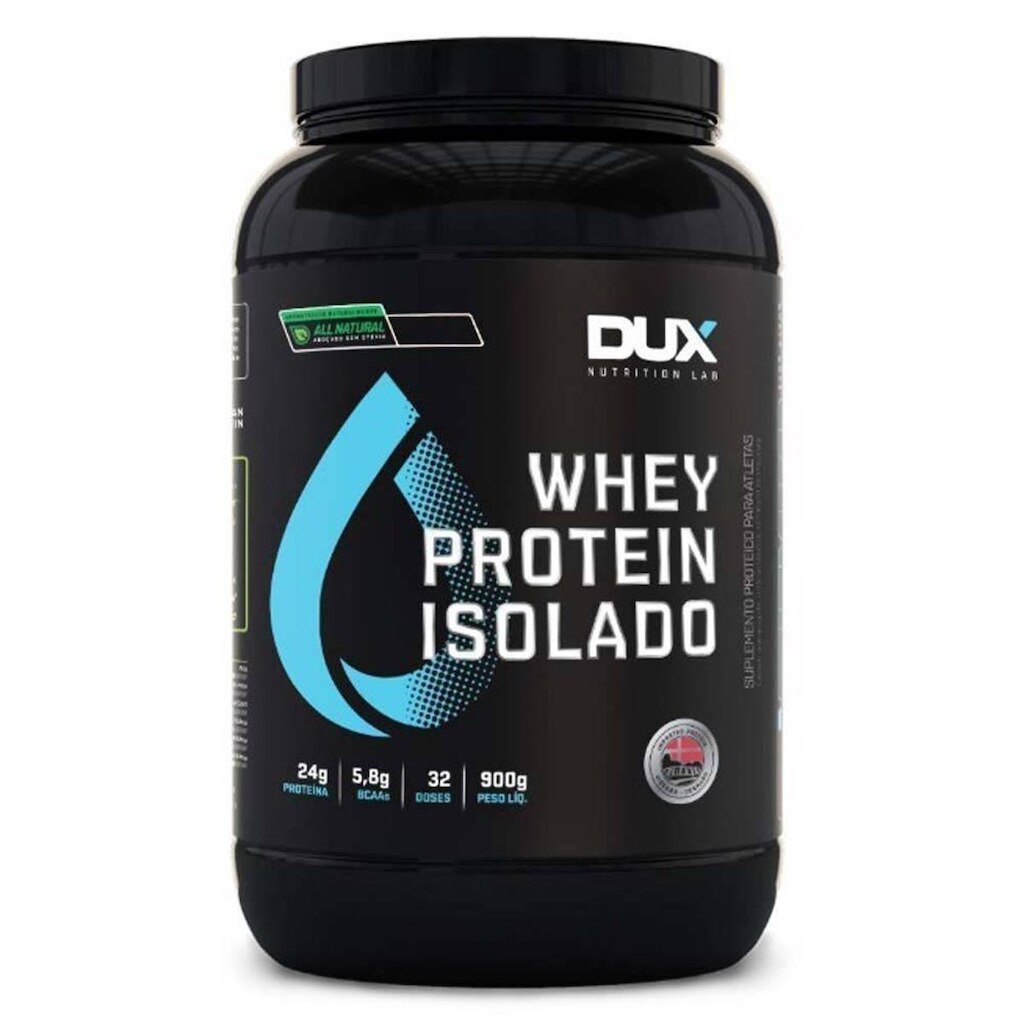 Whey Protein Isolado All Natural  900g  Dux