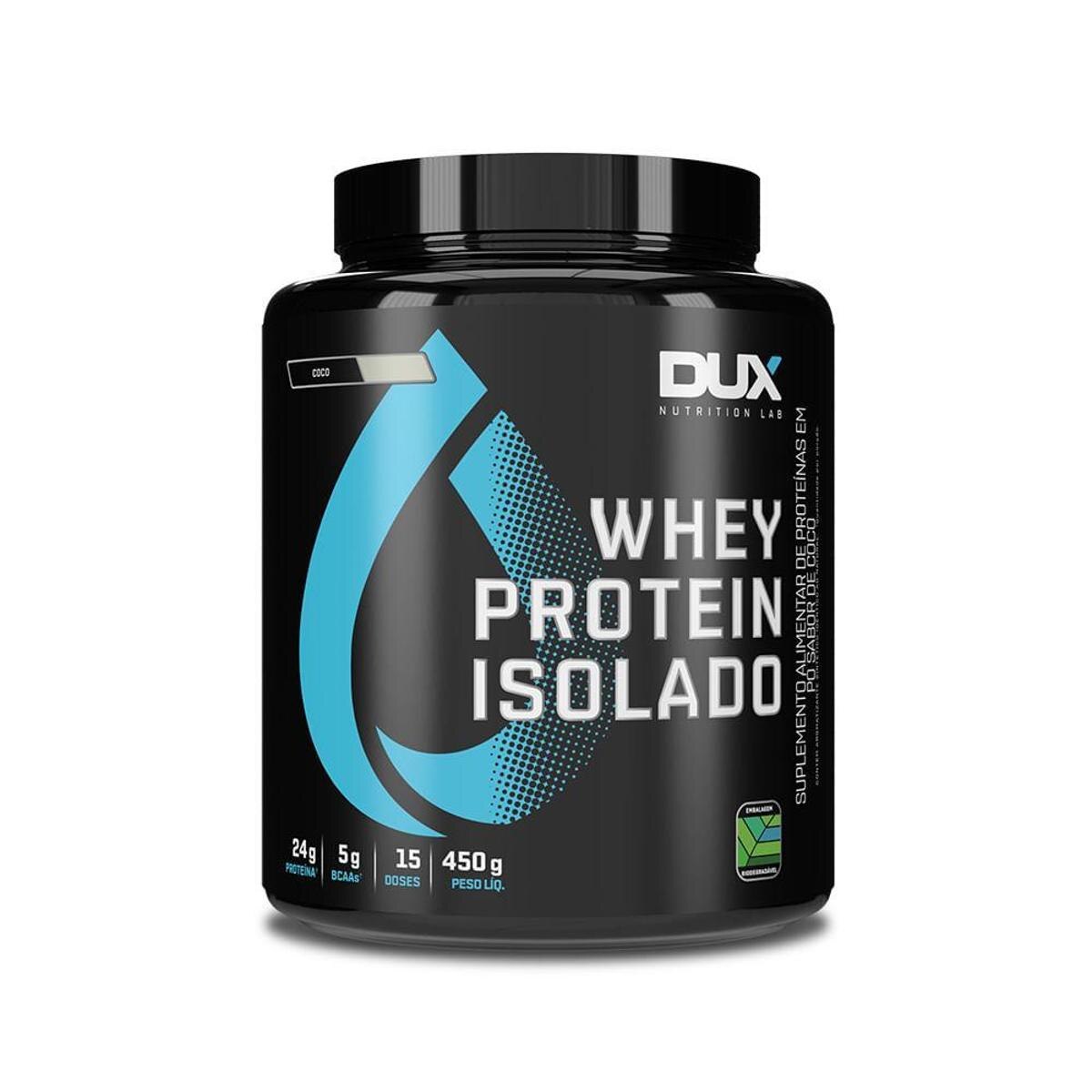 Whey Protein Isolado Dux Nutrition - Pote 450g é ruim? Whey Protein Isolado Dux Nutrition - Pote 450g é boa?