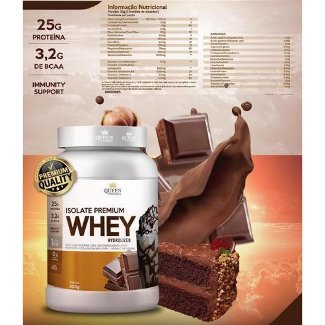 Whey Protein Isolado Importado Hidrolisado Pote 900g Ninho Leite Netshoes