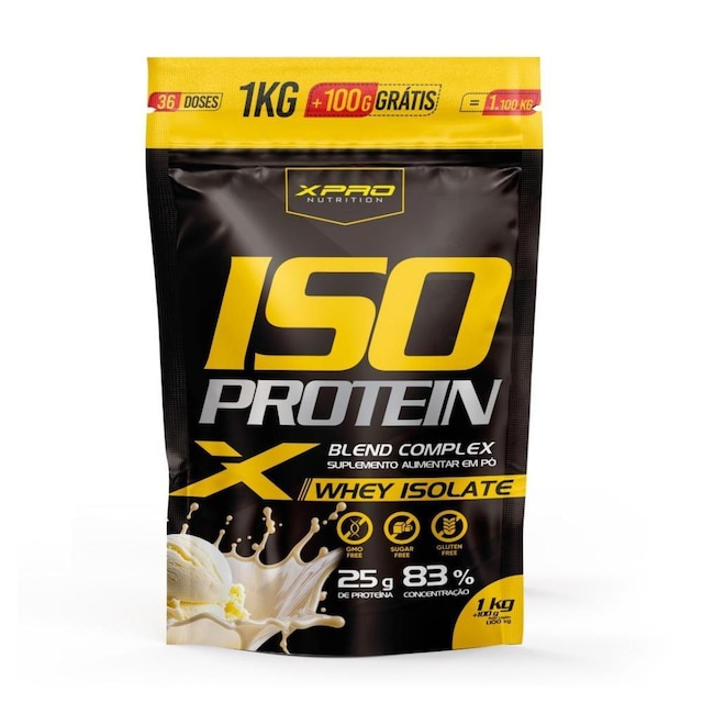 Whey Protein Isolado Iso Blend Complex Zero Açucar 1.100kg Xpro Nutrition