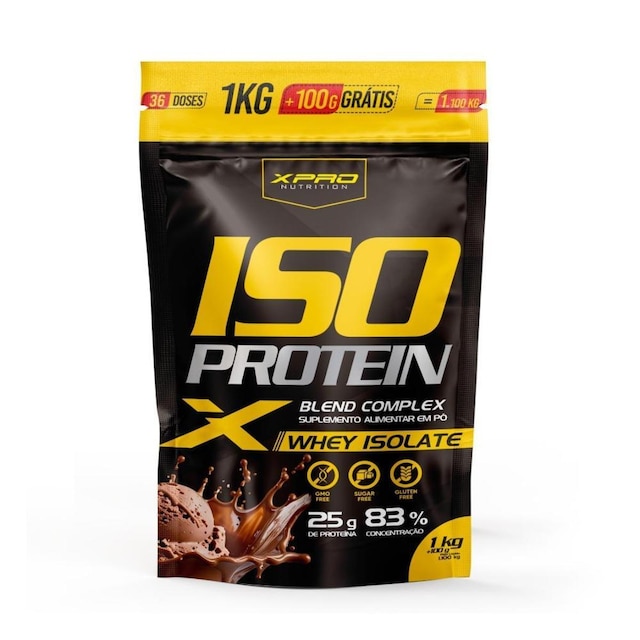 Whey Protein Isolado Iso Blend Complex Zero Açucar 1.100kg Xpro Nutrition