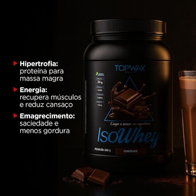 Whey Protein Isolado Pote 900G Topway Suplemento Alimentar