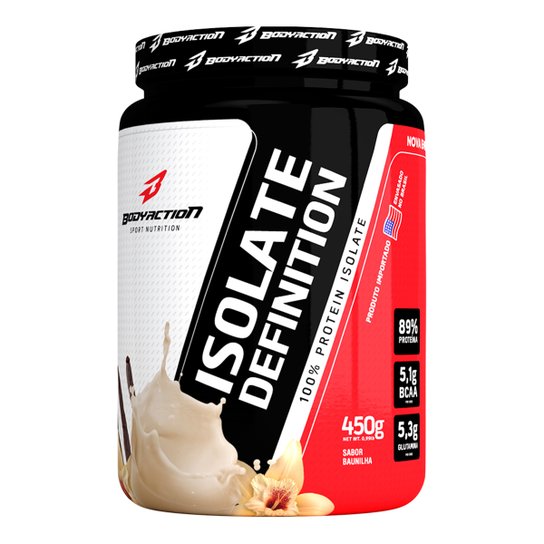 Whey Protein Isolate Definition 450G Body Action Baunilha Netshoes