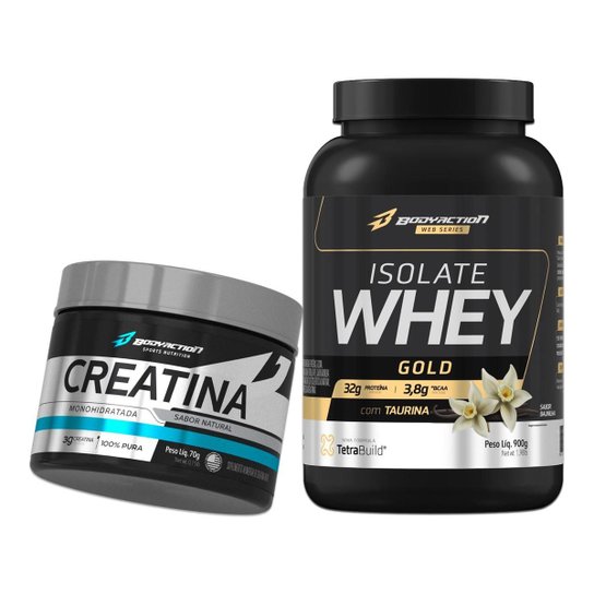 Whey Protein Isolate Gold 900g + Creatina 70g Bodyaction é ruim? Whey Protein Isolate Gold 900g + Creatina 70g Bodyaction é boa?
