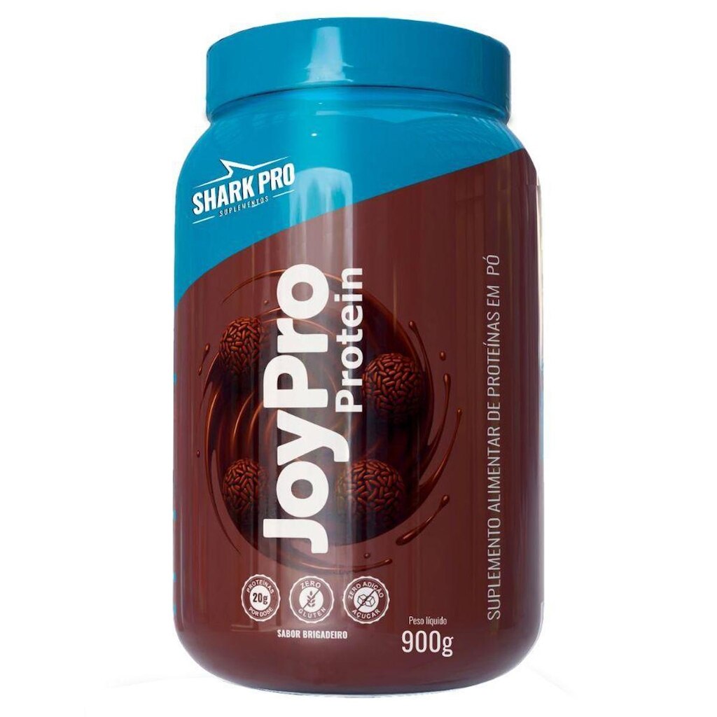 Whey Protein JoyPro Brigadeiro Pote 900g - Shark Pro