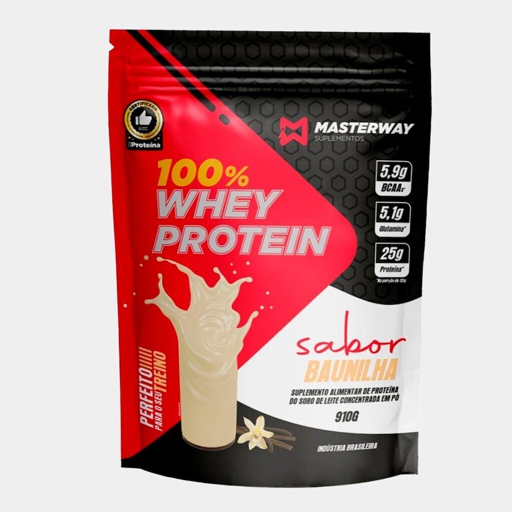 Whey Protein Masterway 910g 100% Concentrado