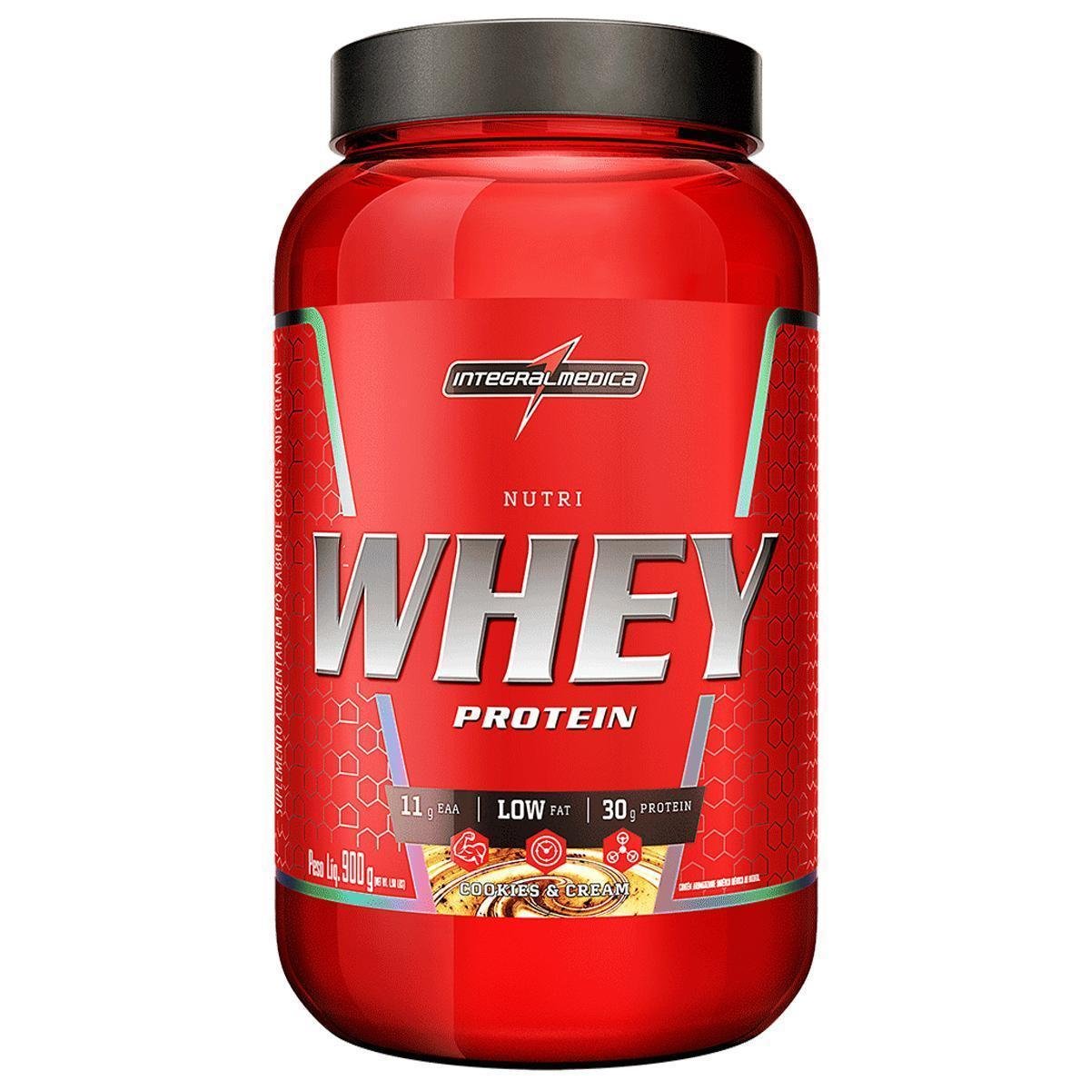 Whey Protein Nutri Whey Concentrado Isolado Proteina Cookies 900g Pote - Integralmedica Menor preço em Whey Protein Nutri Whey Concentrado Isolado Proteina Cookies 900g Pote - Integralmedica