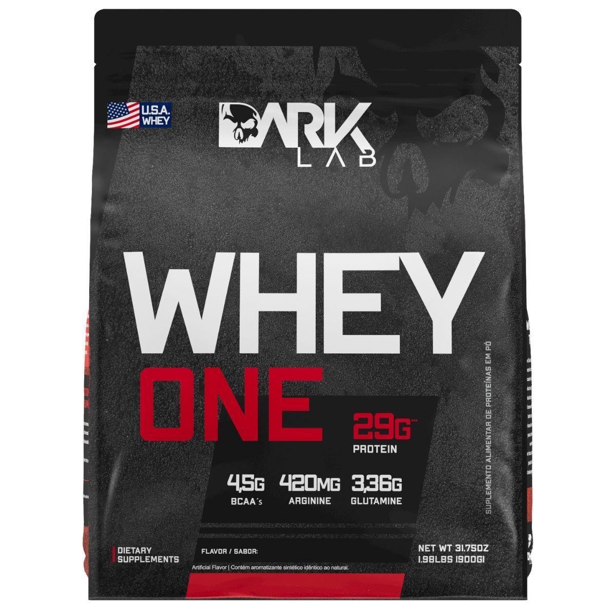 Whey Protein One Refil 900g Dark Lab Menor preço em Whey Protein One Refil 900g Dark Lab