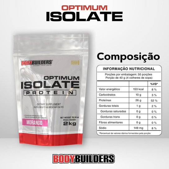 Whey Protein Optimum Isolate 2Kg – Bodybuilders