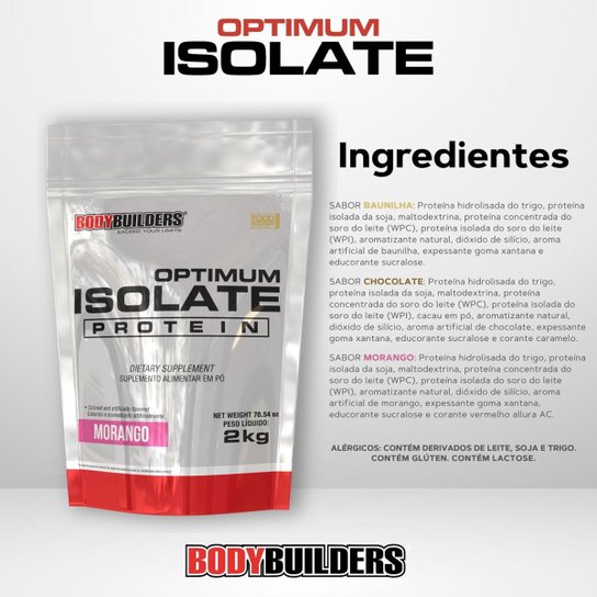 Whey Protein Optimum Isolate 2Kg – Bodybuilders