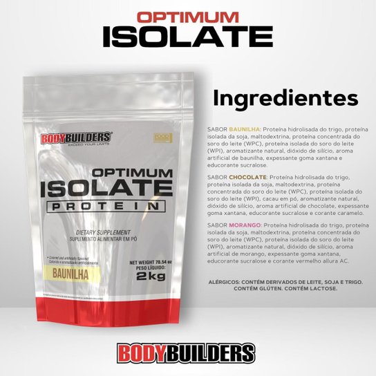 Whey Protein Optimum Isolate 2Kg – Bodybuilders