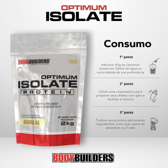 Whey Protein Optimum Isolate 2Kg – Bodybuilders