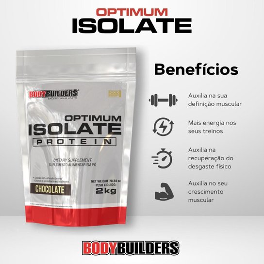 Whey Protein Optimum Isolate 2kg - Bodybuilders