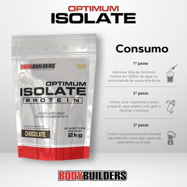 Whey Protein Optimum Isolate 2kg - Bodybuilders