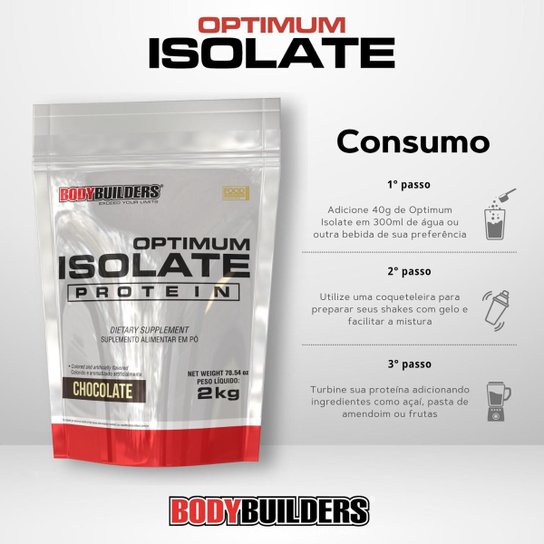 Whey Protein Optimum Isolate 2Kg – Bodybuilders