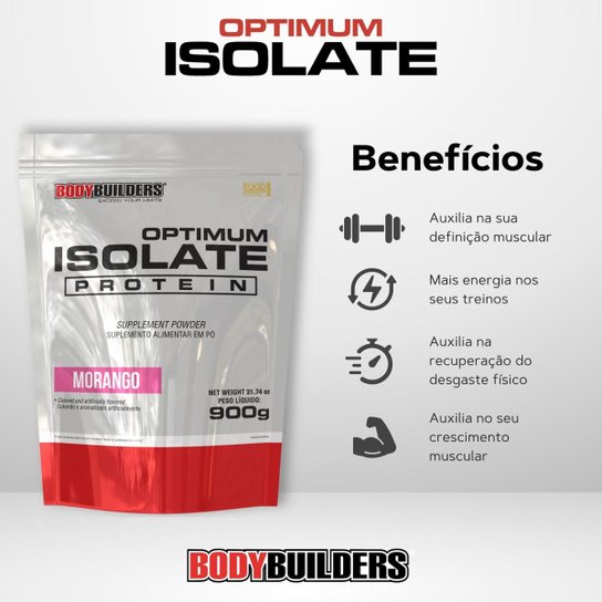 Whey Protein Optimum Isolate  900g - Bodybuilders