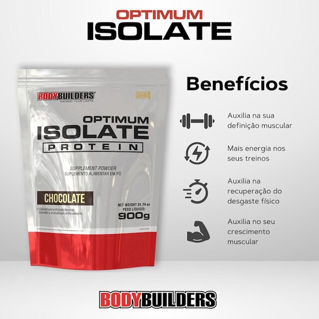 Whey Protein Optimum Isolate 900g - Bodybuilders