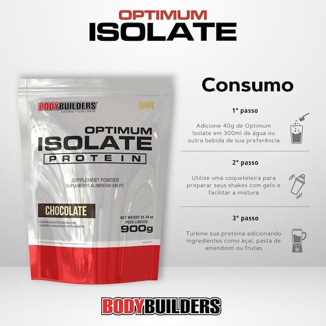 Whey Protein Optimum Isolate  900g - Bodybuilders
