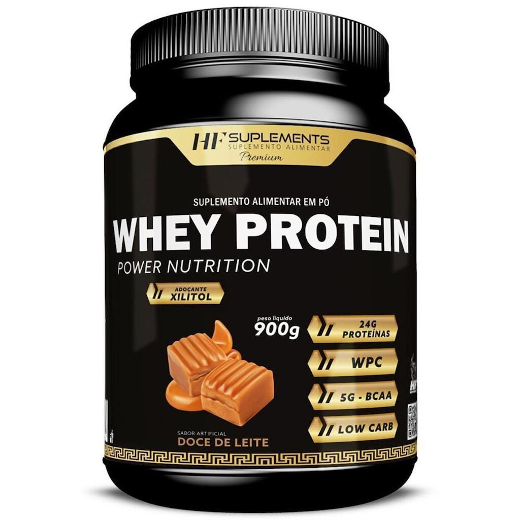 WHEY PROTEIN POWER NUTRITION DOCE DE LEITE 900G HF SUPLEMENTS