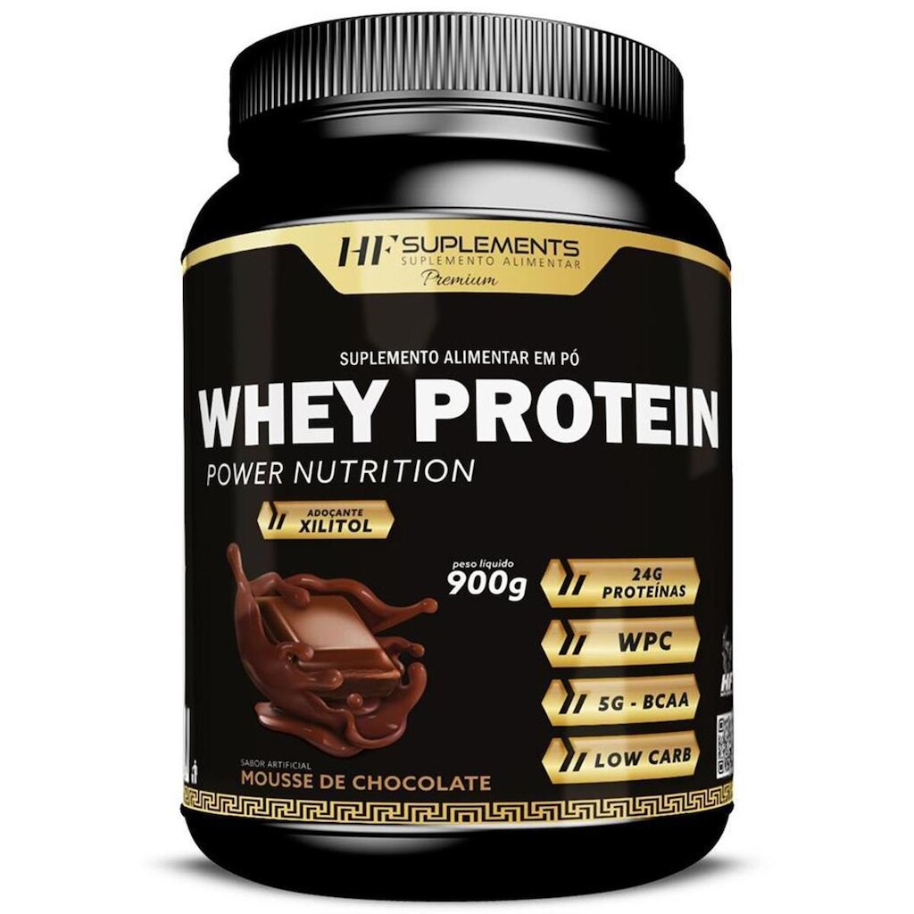 WHEY PROTEIN POWER NUTRITION MOUSSE DE CHOCOLATE 900G HF SUPLEMENTS