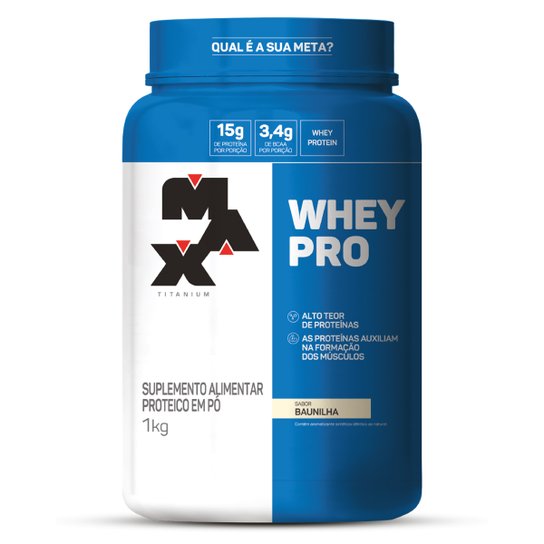 Whey Protein Pro 1 kg - Max Titanium é ruim? Whey Protein Pro 1 kg - Max Titanium é boa?