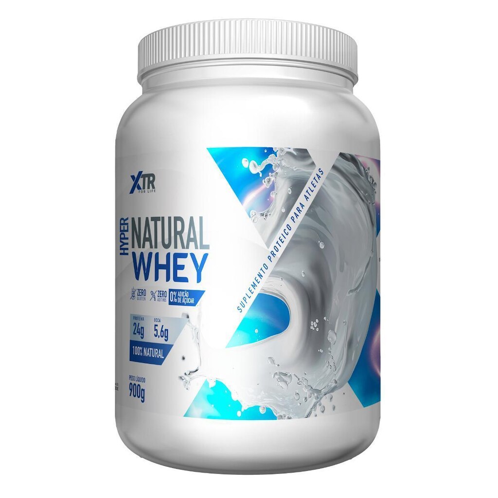 Whey Protein Puro Sem Aditivos e Sem Sabor 900g Wpi Wpc Proteína Importada