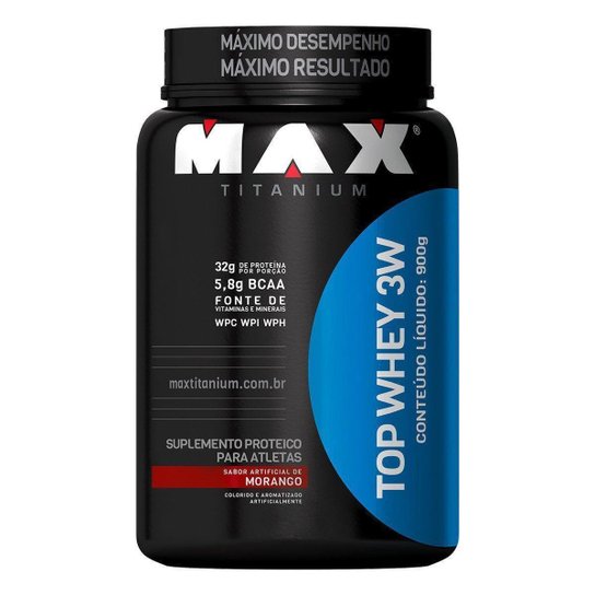 Whey Protein Top Whey 3W 900 gr - Max Titanium é ruim? Whey Protein Top Whey 3W 900 gr - Max Titanium é boa?