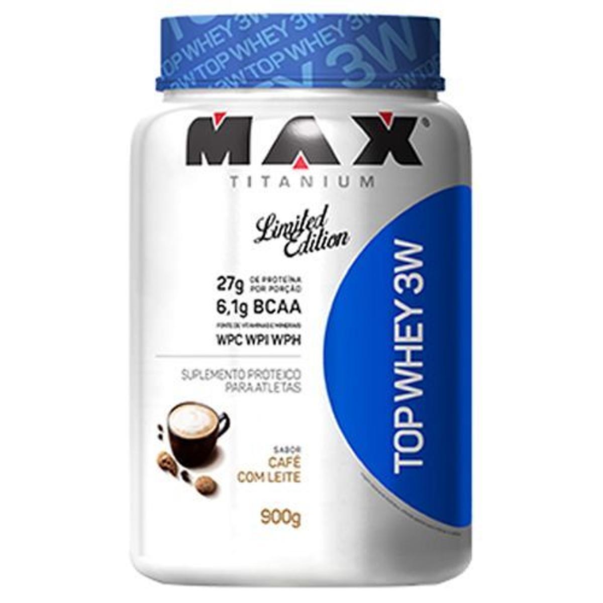 Whey Protein Top Whey 3W 900 gr - Max Titanium é ruim? Whey Protein Top Whey 3W 900 gr - Max Titanium é boa?