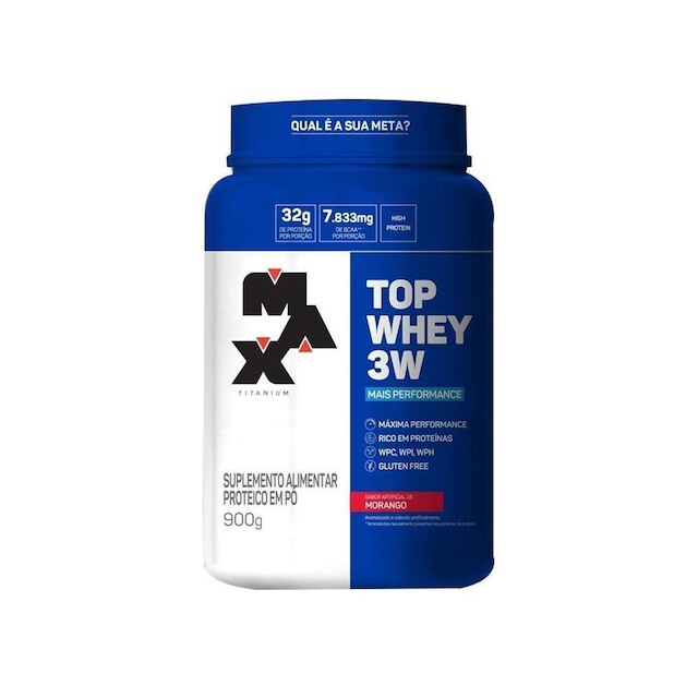 Whey Protein Top Whey 3W + Performance 900g - Max Titanium